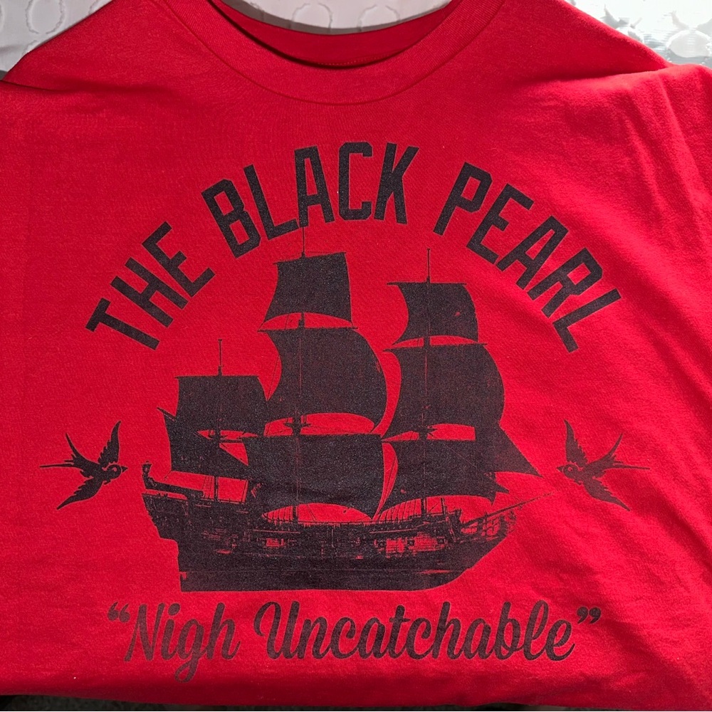 Disney brand Black Pearl t-shirt from Pirates of the Caribbean
